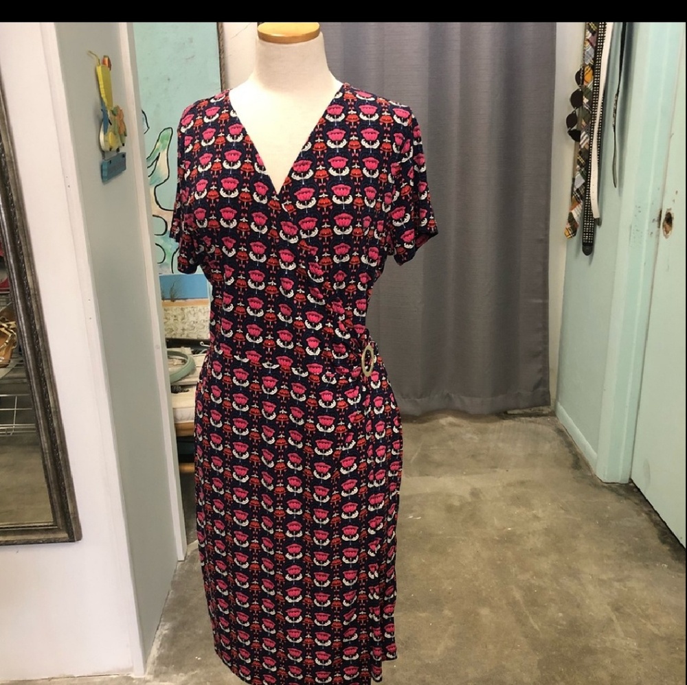 Jones New York Faux wrap dress